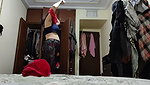 Sexy lady Changing dress