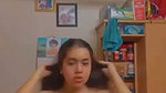 A girl strips to record her MMS in Bangla sex