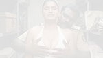 HD porn of a sexy lady fucking with two police off
