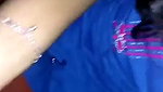 Milking desi cock after sucking MMS porn