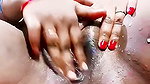 Nude Bhabhi from Bengal fucks with a monster dildo