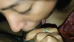 Sexy babes erotic Indian blowjob until her guy