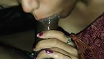 Sexy babes erotic Indian blowjob until her guy