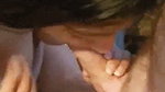 Young Delhi girl sucks her uncles dick happily