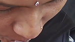Aunty give Blowjob  cum inside her mouth
