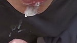 Aunty give Blowjob  cum inside her mouth