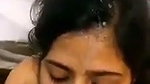 Beautiful girl cum on her mouth