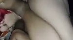 Slim aunty give Blowjob  riding