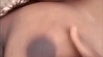 Tamil aunty pressing her huge boobs  showing