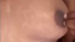 Tamil aunty pressing her huge boobs  showing