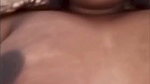 Tamil aunty pressing her huge boobs  showing