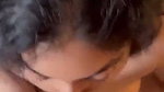 Sexy babe sucking long dick of bf