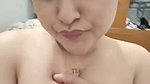 Aunty inserting black dilo in her pussy