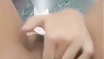 Beautiful hot girl fingering her pussy