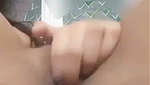 Beautiful hot girl fingering her pussy