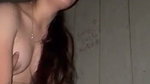 Beautiful hot girl riding  moan