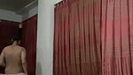 Boyfriend fuck his gf on standing position