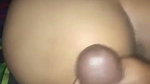 Boyfriend fuck hard in Doggy style  cum on her ass