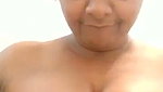 Big Mula Mallu aunty playing with tits