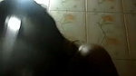 Cute face desi girl naked in bathroom solo show