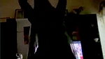 Beautiful girl showing her nude figure  dancing