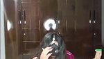 Hot bhabhi with red saree show her boobs in transparent saree  talking