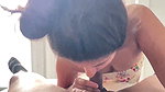 Hot Delhi girl give Blowjob Riding  show her asshole