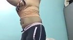 Sexy girl strips  nude dancing