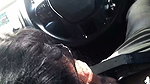 Sexy girlfriend give Blowjob inside car