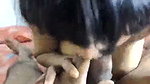 Sexy hot wife giving Blowjob to husband dick
