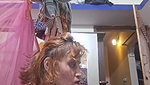 Sexy slim aunty showing her boobs  pussy