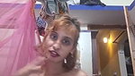 Sexy slim aunty showing her boobs  pussy