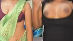 Two bhabhi show there boobs  rubing pussy