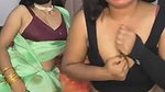 Two lady showing her boobs  pussy