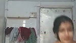 Beautiful hot girl showing  taking bath