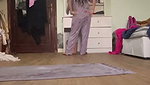 After bath bhabhi wearing cloth