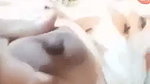 Aunty show her boobs on vc