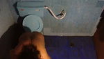 Aunty taking bath  showing