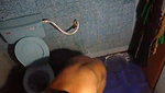 Aunty taking bath  showing