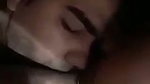 Bf suck his hf boobs  enjoying