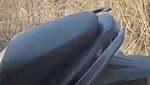 Boyfriend drilling her gf pussy outdoor