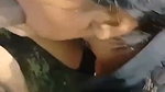 Girlfriend giving Blowjob to bf outdoor