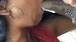 Hot girl giving deeply Blowjob to neighbour uncle