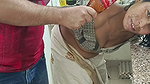 House owner fuck his maid in kitchen room