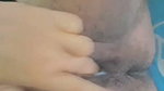 Sexy aunty pressing her boobs  rubing her pussy