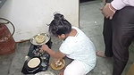 Sexy bhabhi making roti  give Blowjob  fuck hard in Doggy