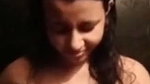 Shy girl showing her boobs