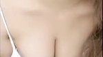 Monika Thakur Showing Deep Cleavage and Hanging Boobs with Almost Nipple Show on Tang