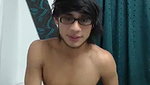 Boyfriend cum on her gf face on live