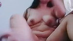 Sexy girl show her boobs  Masturbating